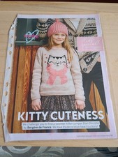 cat sweater knitting pattern for sale  BURTON-ON-TRENT