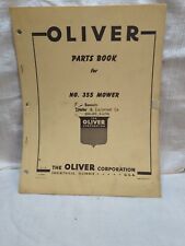 Oliver parts book for sale  Shipping to Ireland