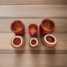 Ceramic apple canisters for sale  Amelia
