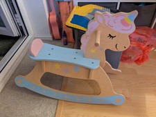 Wooden rocking horse for sale  ALTON