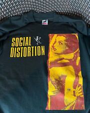 Camiseta preta design raro 2 lados distorção social reimpressão anos 80 P-5XL NH12051, usado comprar usado  Enviando para Brazil