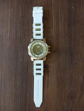 Usado, Techno Pave modelo 7758 relógio analógico de quartzo masculino tom dourado luxo Bling 52 mm comprar usado  Enviando para Brazil