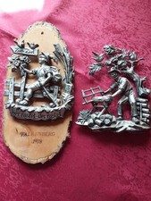 Holzteller deko retro gebraucht kaufen  Vilshofen an der Donau