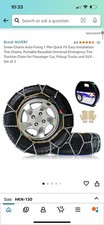 Snow tire chains for sale  Swartz Creek