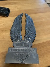 Usado, Barra alada vintage Harley Davidson maricas e inserção de escudo comprar usado  Enviando para Brazil