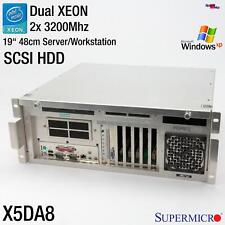 Estação de trabalho servidor computador 19 "Siemens Supermicro X5DA8 Dual Xeon 36GB SCSI comprar usado  Enviando para Brazil