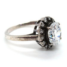 Diamonique entourage ring gebraucht kaufen  Olfen