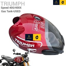 Usado, Tanque de combustível Triumph Speed 400 corrida vermelho usado tanque de gasolina cor original - 2024 comprar usado  Enviando para Brazil