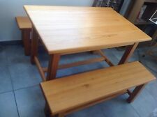 Table bancs bois d'occasion  Moirans-en-Montagne