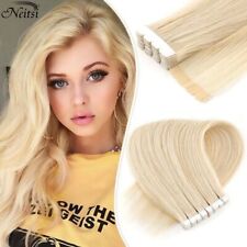 Fita em extensões de cabelo cabelo humano cabelo natural reto dupla face fita adesiva ins, usado comprar usado  Enviando para Brazil
