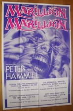 Cartaz original de concerto do Reino Unido Marillion Peter Hammill '83 enorme 60"x40" comprar usado  Enviando para Brazil