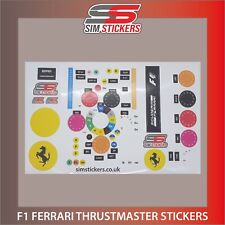 Usado, Adesivos complementares de roda Thrustmaster Ferrari F1 para simulador de carro comprar usado  Enviando para Brazil