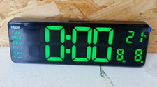 Digital wall clock for sale  PETERSFIELD