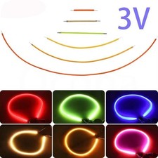 Lâmpada de filamento LED flexível 3V 40-300mm para lâmpada Edison lâmpada LED diodo peça decoração comprar usado  Enviando para Brazil