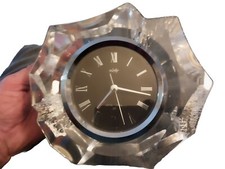 Crystal table clock for sale  Mickleton