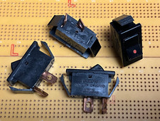 Interruptor balancim preto ponto vermelho 10A SPST OFF-(ON) 250Vac momentâneo moldura preta flecha comprar usado  Enviando para Brazil