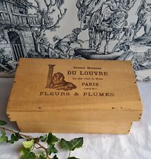 Ancienne boite bois d'occasion  Le Poinçonnet