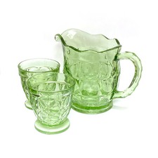 Vintage green glass for sale  MIDHURST