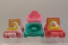 Carrinho Fisher Price Little People Babies Playset Acessórios Hi Chair Limpo comprar usado  Enviando para Brazil