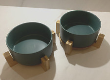 Ceramic cat bowls for sale  NORTH SHIELDS