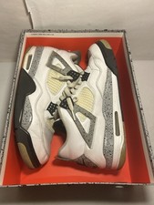 Nike Air Jordan 4 retrô cimento branco 2016 masculino tamanho 12 (batedores) comprar usado  Enviando para Brazil