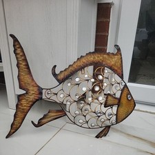 Metal fish wall for sale  SUTTON COLDFIELD