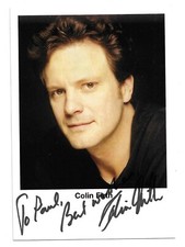 colin firth autograph for sale colin firth autograph for sale ST. HELENS