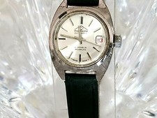 Vintage Mondaine Relógio Feminino Automático Suíço 21 Joias Data Mostrador Prata (18), usado comprar usado  Enviando para Brazil