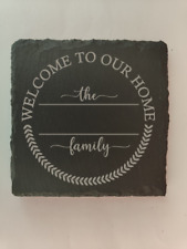 Personalised engraved slate for sale  DUNFERMLINE