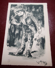 Belle lithographie clown usato Belle lithographie clown usato  Spedire a Italy