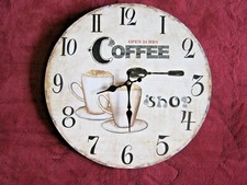 Wanduhr küche coffee gebraucht kaufen  Deutschland