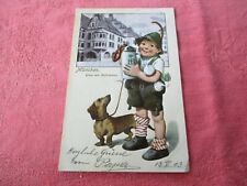 Präge litho dackel gebraucht kaufen  Bodenwerder