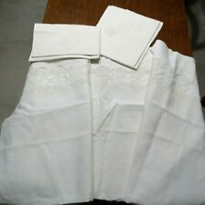 Antique linen embroidered d'occasion  Expédié en Belgium