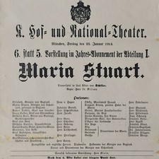 Theaterzettel münchen histori gebraucht kaufen  Berlin