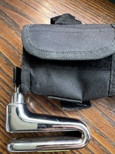 Trava de freio a disco de roda antirroubo de motocicleta com bolsa usada comprar usado  Enviando para Brazil