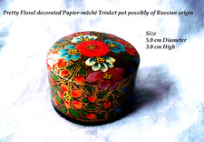Papier mache trinket for sale  FAKENHAM