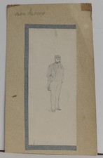 Drawing disegno bozzetto usato  Pescia