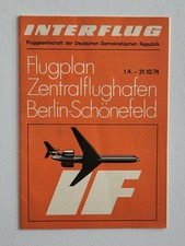 Interflug flugplan zentralflug gebraucht kaufen Interflug flugplan zentralflug gebraucht kaufen  St.Johann, Gau-Weinheim, Wallertheim
