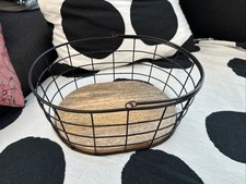 Drahtkörbchen mango holz gebraucht kaufen  Bergisch Gladbach