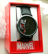 Marvel Comics Spiderman's Foe Venom Accutime Reloj de Vestir Para Hombre Nuevo Caja de Reedición, usado segunda mano  Embacar hacia Argentina