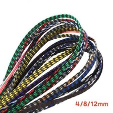 Fio de algodão PP + cabo bainha manga trançada expansível PET faça você mesmo 4/8/12 mm comprar usado  Enviando para Brazil