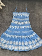 Monsoon blue white for sale  SOLIHULL