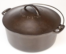 Vintage Wagner Ware Nº 8 Ferro Fundido Assador Redondo Forno Holandês Estado Restaurado comprar usado  Enviando para Brazil