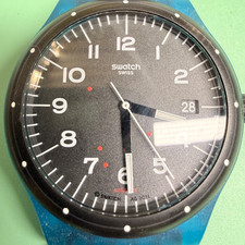 Swatch automático 19 joias exibição suíça traseira azul estojo transparente mostrador preto comprar usado Swatch automático 19 joias exibição suíça traseira azul estojo transparente mostrador preto comprar usado  Enviando para Brazil