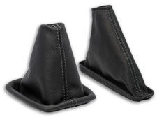 PARA TOYOTA COROLLA E15 X 06-13 CÂMBIO DE MARCHAS + EBRAKE GAITER COURO PONTO CINZA comprar usado  Enviando para Brazil