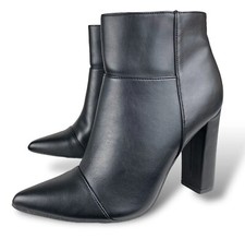 Bota feminina XOXO Fedela couro sintético preta biqueira pontiaguda tamanho 8,5M, usado comprar usado  Enviando para Brazil