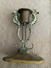 Brass seahorse candle for sale  PRESTON