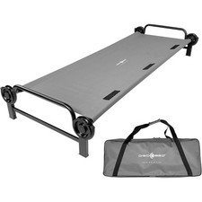 Berço de solteiro Disc-O-Bed, solução portátil para dormir para tendas, cinza, grande (caixa aberta), usado comprar usado  Enviando para Brazil