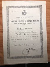 Diploma croce anni usato  Imola