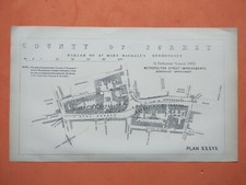 1898 antique map for sale  STAFFORD